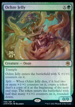 Ochre Jelly [Dungeons & Dragons: Adventures in the Forgotten Realms Prerelease Promos] | Jomio and Rueliete's Cards and Comics