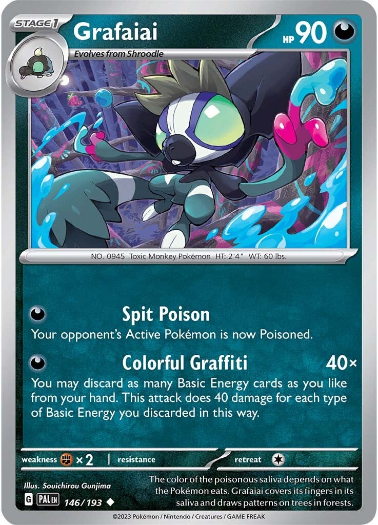 Grafaiai (146/193) [Scarlet & Violet: Paldea Evolved] | Jomio and Rueliete's Cards and Comics