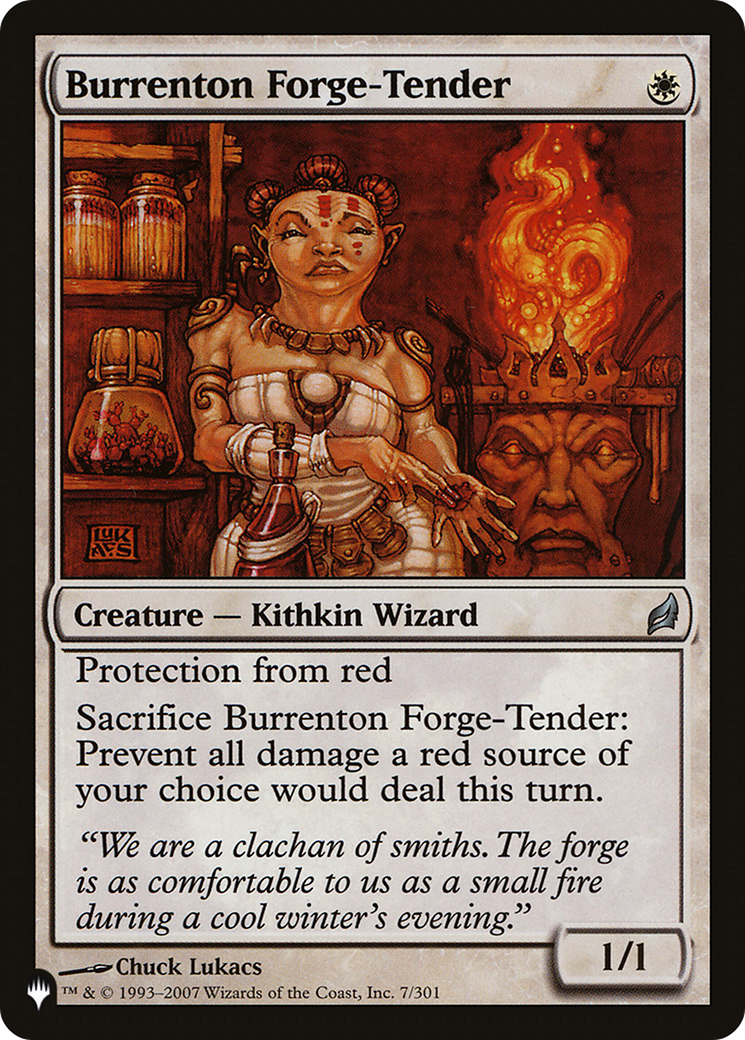 Burrenton Forge-Tender [The List] | Jomio and Rueliete's Cards and Comics