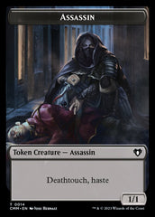 Treasure // Assassin Double-Sided Token [Commander Masters Tokens] | Jomio and Rueliete's Cards and Comics