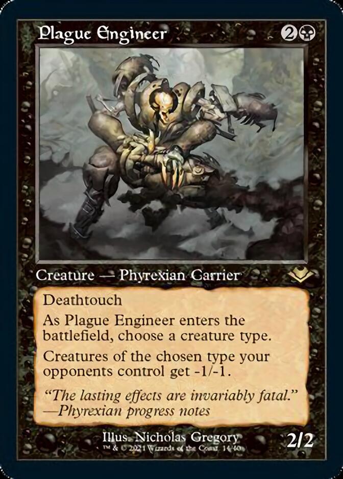 Plague Engineer (Retro Foil Etched) [Modern Horizons] | Jomio and Rueliete's Cards and Comics