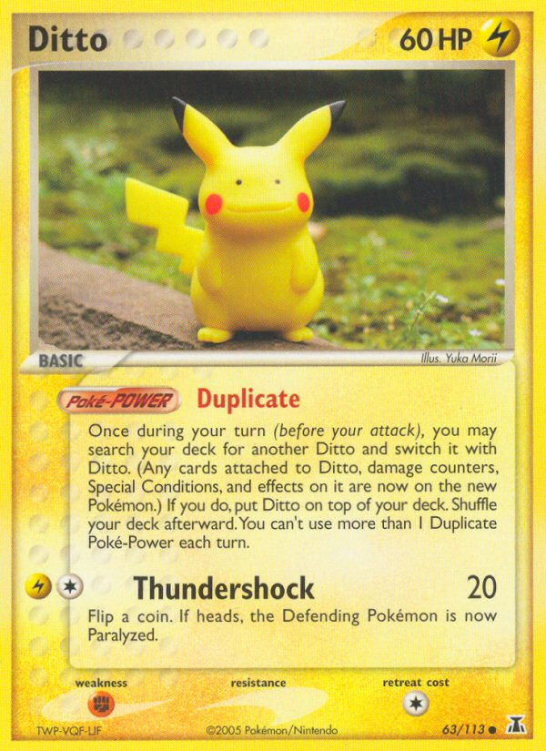 Ditto (63/113) [EX: Delta Species] | Jomio and Rueliete's Cards and Comics