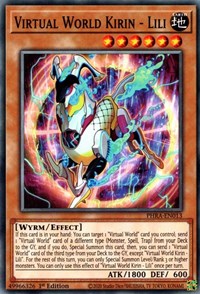 Virtual World Kirin - Lili [PHRA-EN013] Common | Jomio and Rueliete's Cards and Comics