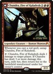 Chandra, Fire of Kaladesh // Chandra, Roaring Flame [Magic Origins Prerelease Promos] | Jomio and Rueliete's Cards and Comics