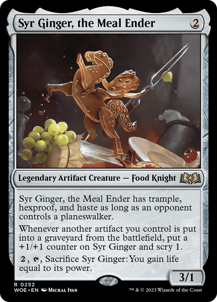 Syr Ginger, the Meal Ender [Wilds of Eldraine] | Jomio and Rueliete's Cards and Comics