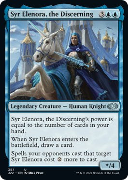 Syr Elenora, the Discerning [Jumpstart 2022] | Jomio and Rueliete's Cards and Comics