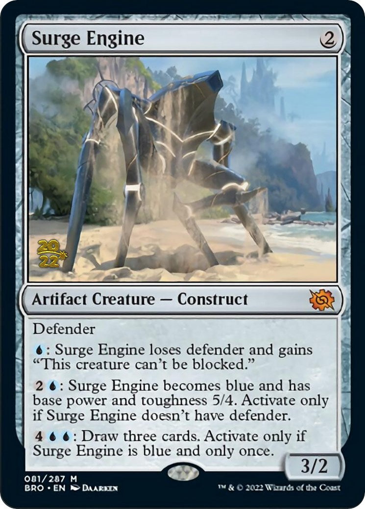 Surge Engine [The Brothers' War Prerelease Promos] | Jomio and Rueliete's Cards and Comics