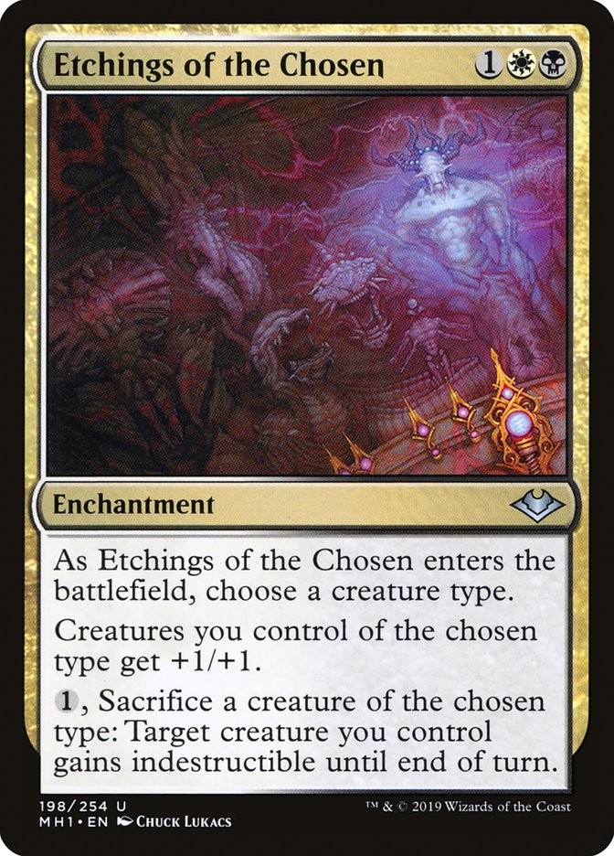 Etchings of the Chosen [Modern Horizons] | Jomio and Rueliete's Cards and Comics
