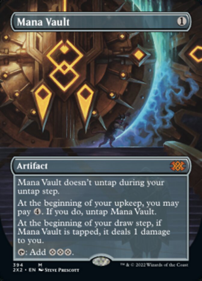 Mana Vault (Borderless Alternate Art) [Double Masters 2022] | Jomio and Rueliete's Cards and Comics