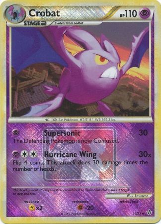 Crobat (14/95) (League Promo) [HeartGold & SoulSilver: Unleashed] | Jomio and Rueliete's Cards and Comics