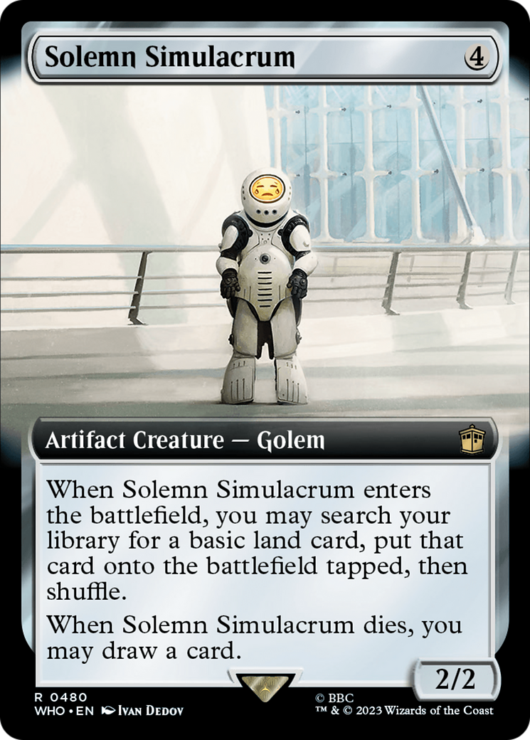 Solemn Simulacrum (Extended Art) [Doctor Who] | Jomio and Rueliete's Cards and Comics