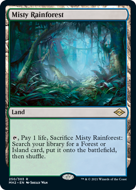 Misty Rainforest [Modern Horizons 2] | Jomio and Rueliete's Cards and Comics