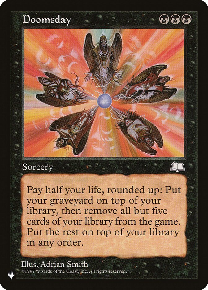 Doomsday [The List] | Jomio and Rueliete's Cards and Comics