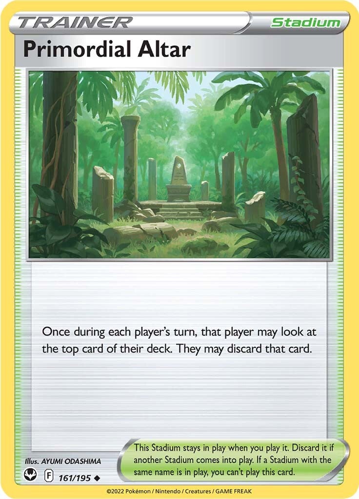 Primordial Altar (161/195) [Sword & Shield: Silver Tempest] | Jomio and Rueliete's Cards and Comics