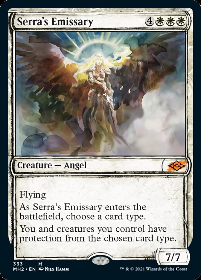 Serra's Emissary (Sketch) [Modern Horizons 2] | Jomio and Rueliete's Cards and Comics