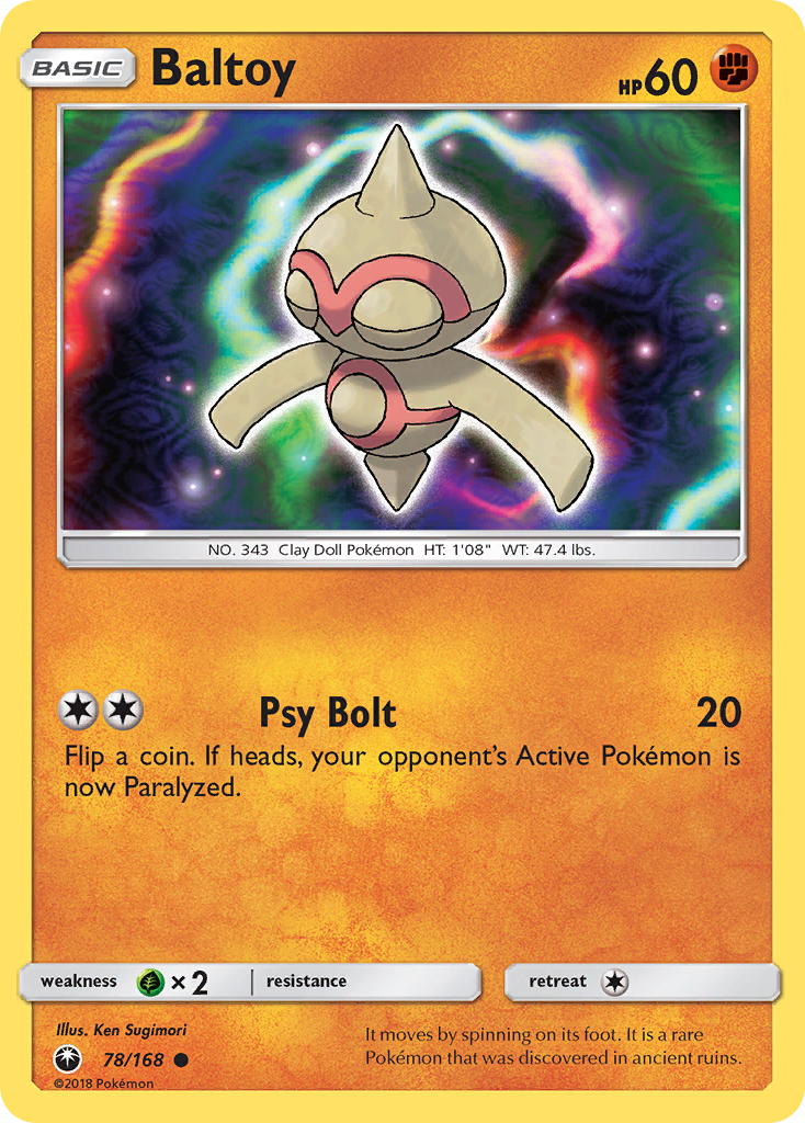 Baltoy (78/168) [Sun & Moon: Celestial Storm] | Jomio and Rueliete's Cards and Comics