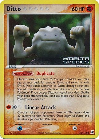 Ditto (62/113) (Stamped) [EX: Delta Species] | Jomio and Rueliete's Cards and Comics