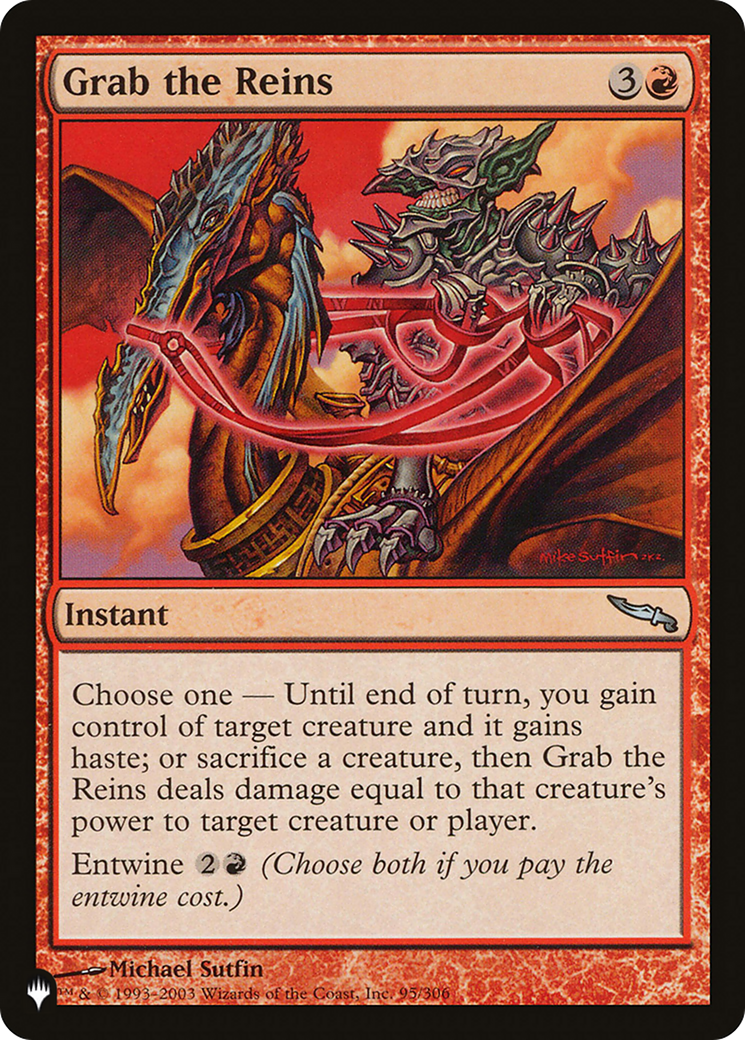Grab the Reins [The List] | Jomio and Rueliete's Cards and Comics