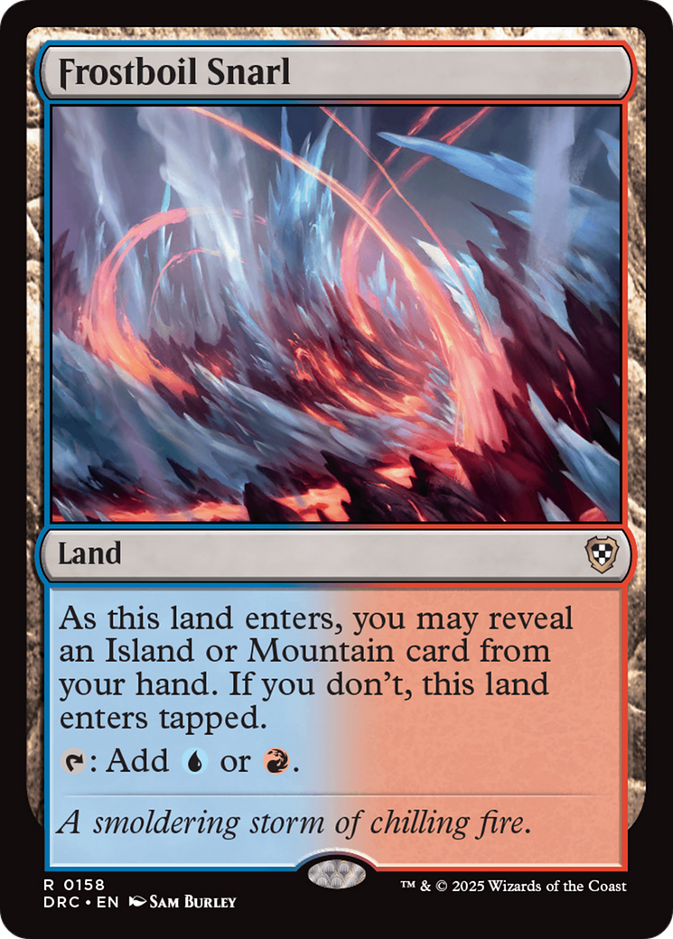 Frostboil Snarl [Aetherdrift Commander] | Jomio and Rueliete's Cards and Comics