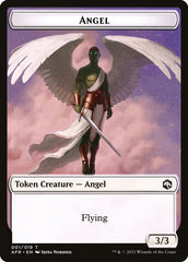 Angel // Dog Illusion Double-Sided Token [Dungeons & Dragons: Adventures in the Forgotten Realms Tokens] | Jomio and Rueliete's Cards and Comics