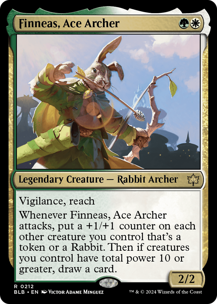 Finneas, Ace Archer [Bloomburrow] | Jomio and Rueliete's Cards and Comics