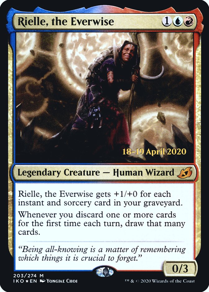 Rielle, the Everwise [Ikoria: Lair of Behemoths Prerelease Promos] | Jomio and Rueliete's Cards and Comics