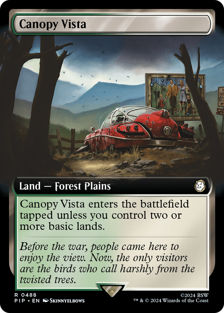 Canopy Vista (Extended Art) [Fallout] | Jomio and Rueliete's Cards and Comics