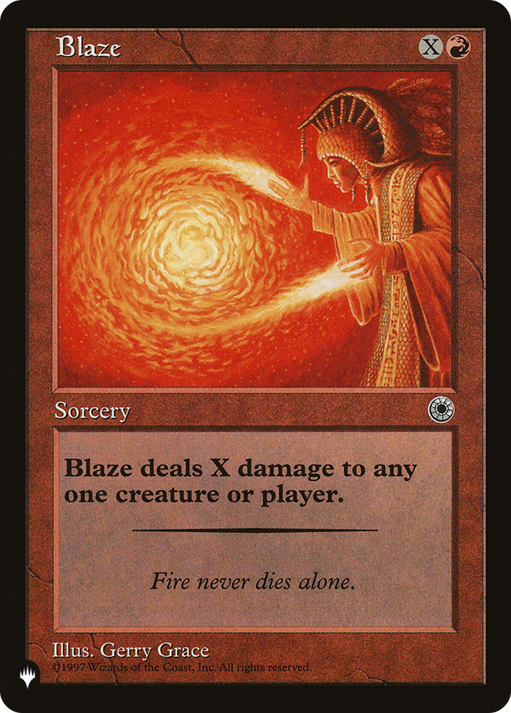 Blaze [The List] | Jomio and Rueliete's Cards and Comics