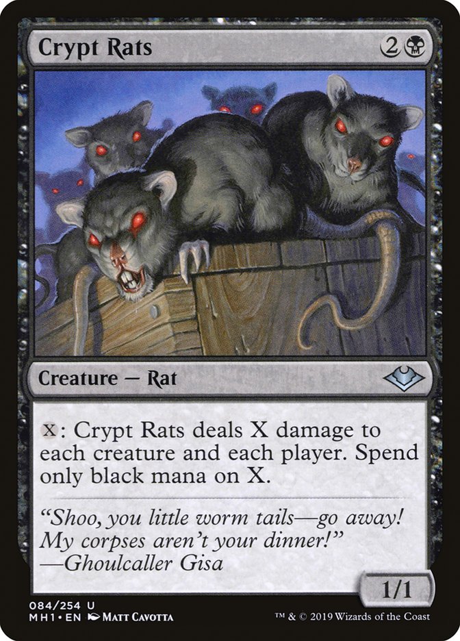 Crypt Rats [Modern Horizons] | Jomio and Rueliete's Cards and Comics