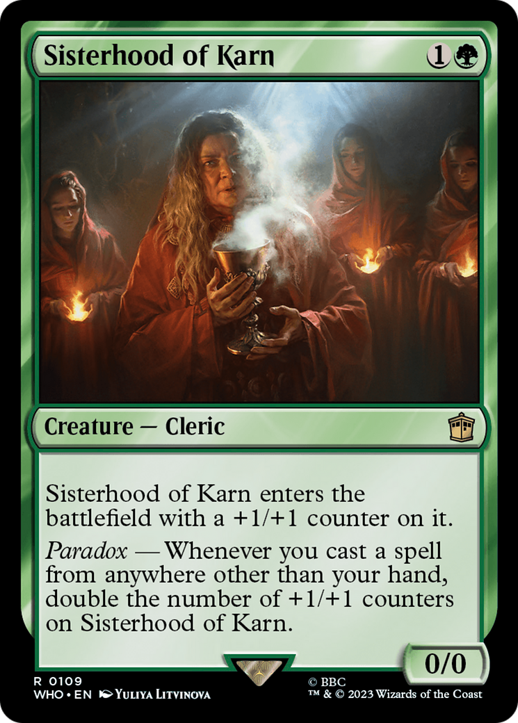 Sisterhood of Karn [Doctor Who] | Jomio and Rueliete's Cards and Comics