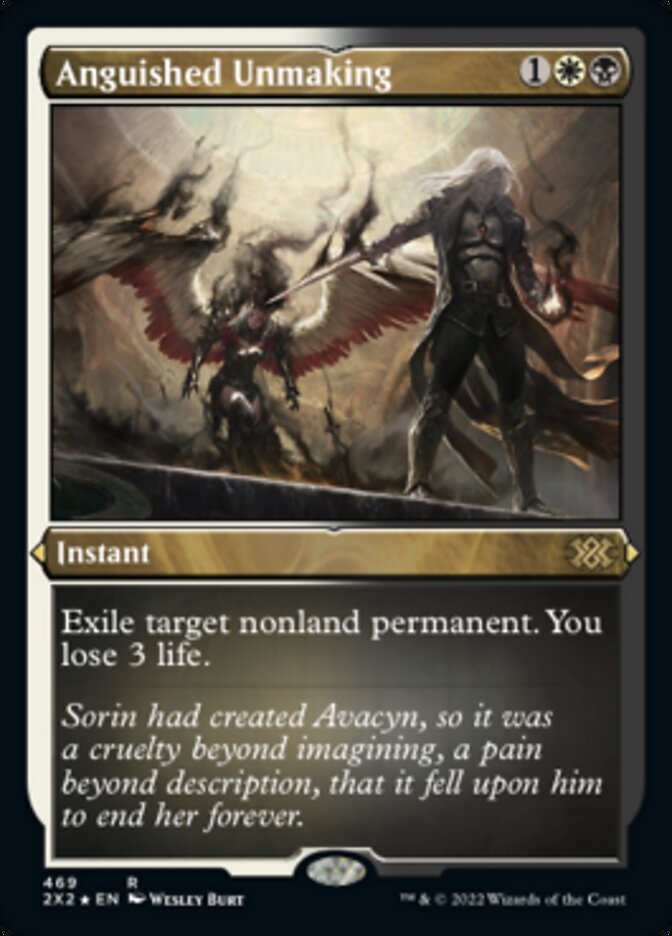 Anguished Unmaking (Foil Etched) [Double Masters 2022] | Jomio and Rueliete's Cards and Comics