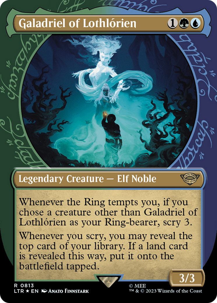 Galadriel of Lothlorien (Showcase) (Surge Foil) [The Lord of the Rings: Tales of Middle-Earth] | Jomio and Rueliete's Cards and Comics