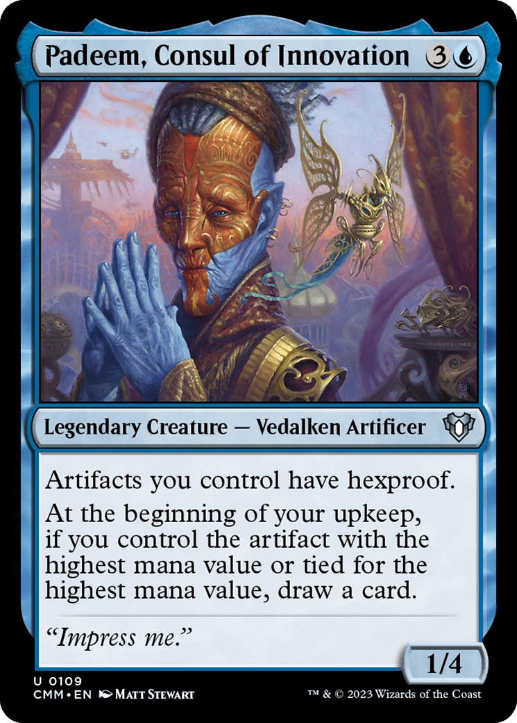 Padeem, Consul of Innovation [Commander Masters] | Jomio and Rueliete's Cards and Comics