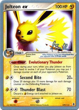 Jolteon ex (109/113) (Eeveelutions - Jimmy Ballard) [World Championships 2006] | Jomio and Rueliete's Cards and Comics