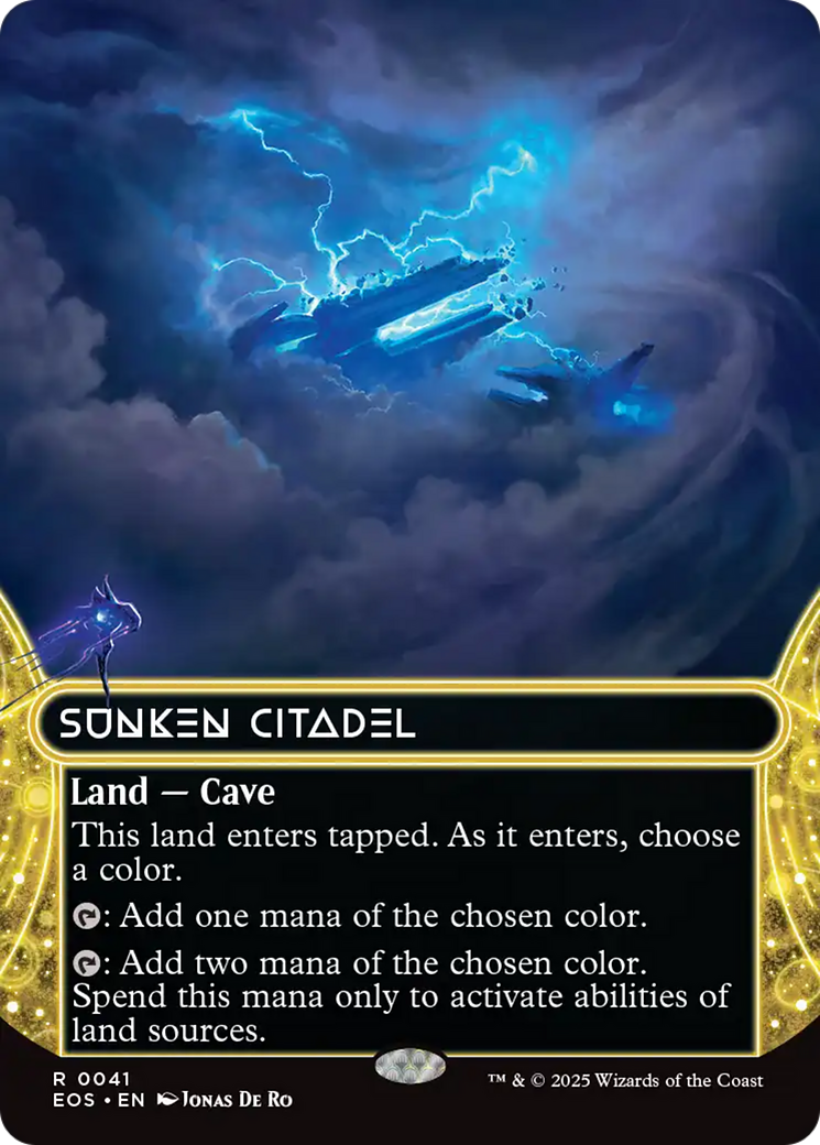 Sunken Citadel (0041) (Borderless) [Edge of Eternities: Stellar Sights] | Jomio and Rueliete's Cards and Comics