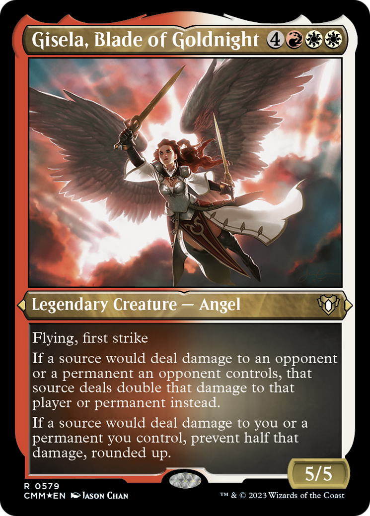 Gisela, Blade of Goldnight (Foil Etched) [Commander Masters] | Jomio and Rueliete's Cards and Comics
