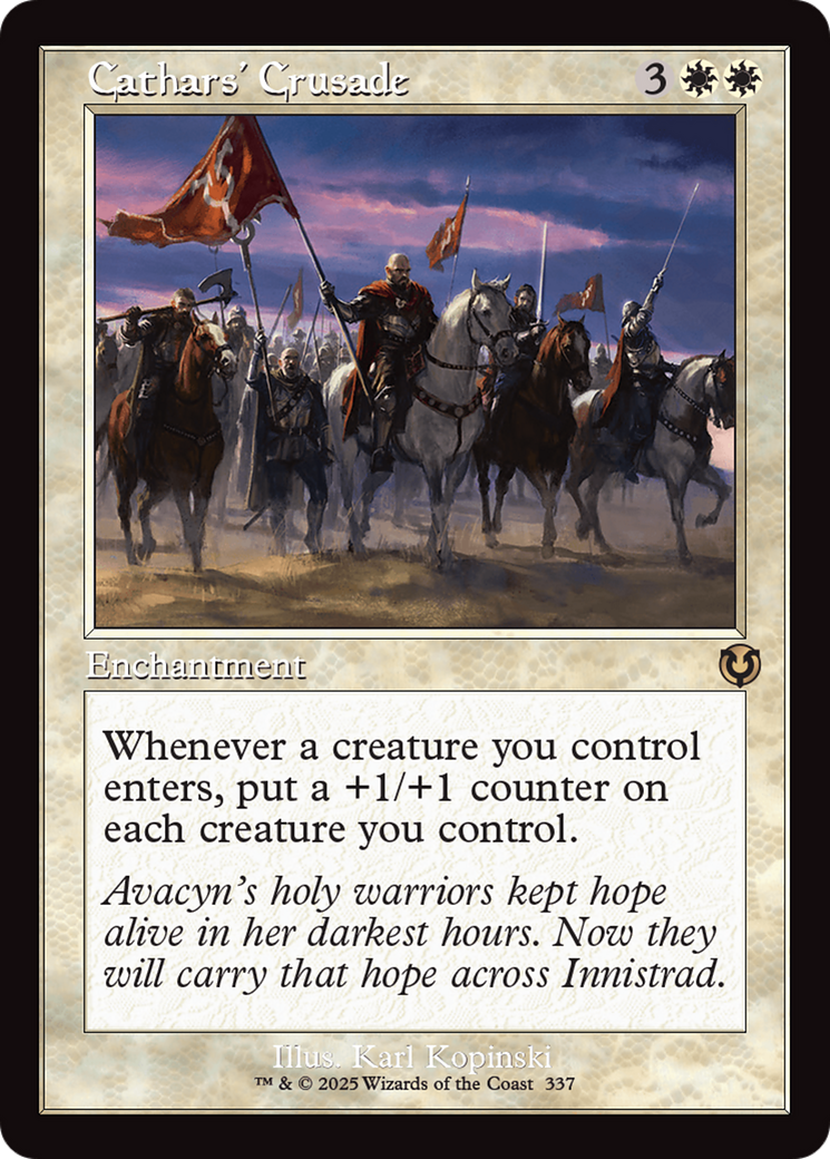 Cathars' Crusade (Retro Frame) [Innistrad Remastered] | Jomio and Rueliete's Cards and Comics