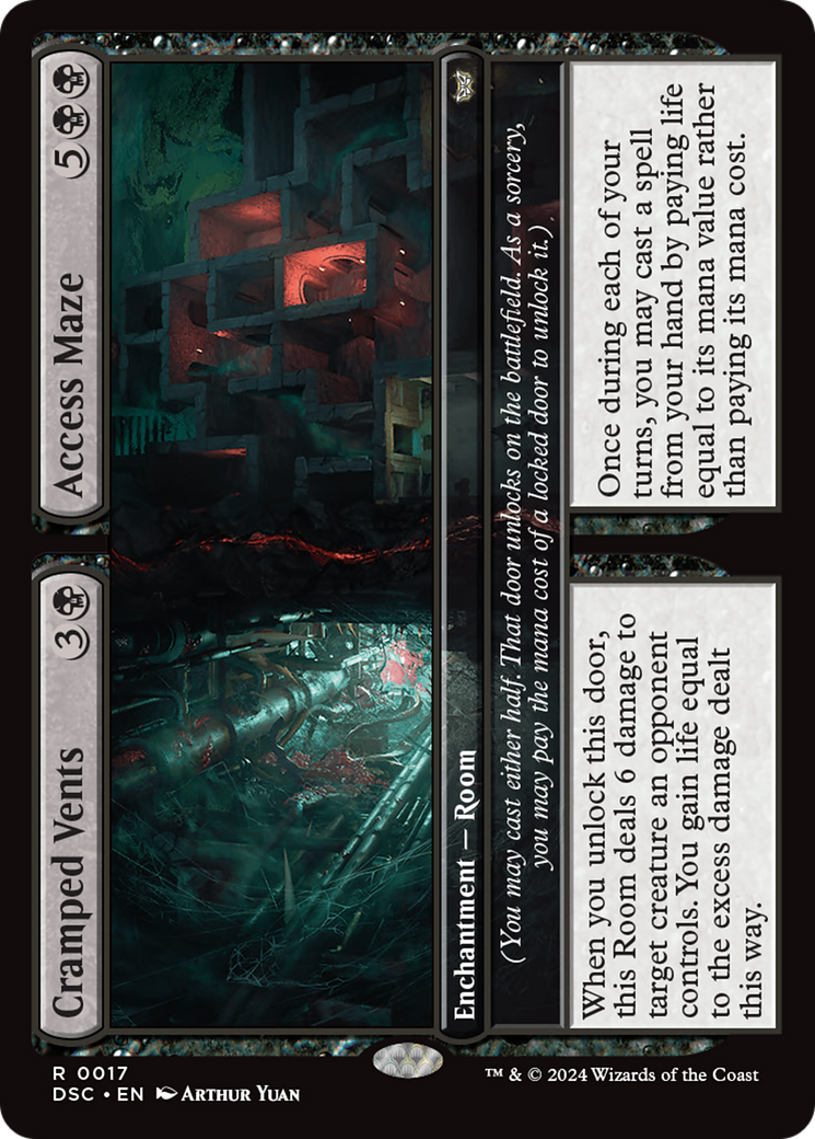 Cramped Vents // Access Maze [Duskmourn: House of Horror Commander] | Jomio and Rueliete's Cards and Comics