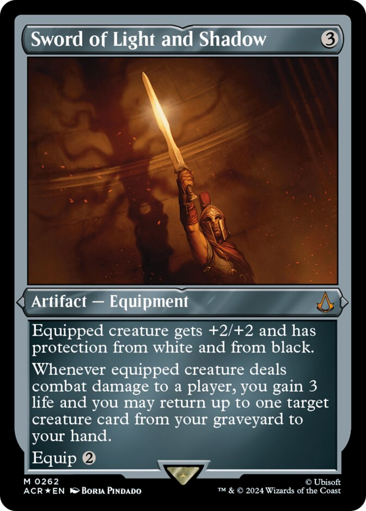 Sword of Light and Shadow (Foil Etched) [Assassin's Creed] | Jomio and Rueliete's Cards and Comics