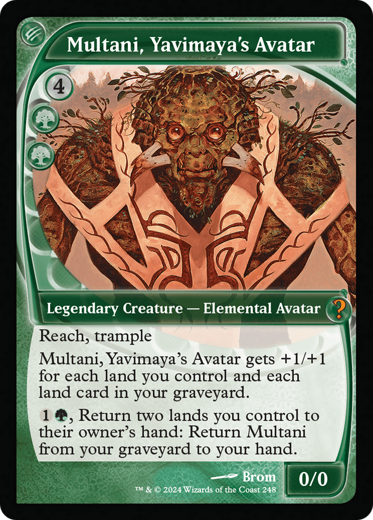 Multani, Yavimaya's Avatar (Future Sight) [Mystery Booster 2] | Jomio and Rueliete's Cards and Comics
