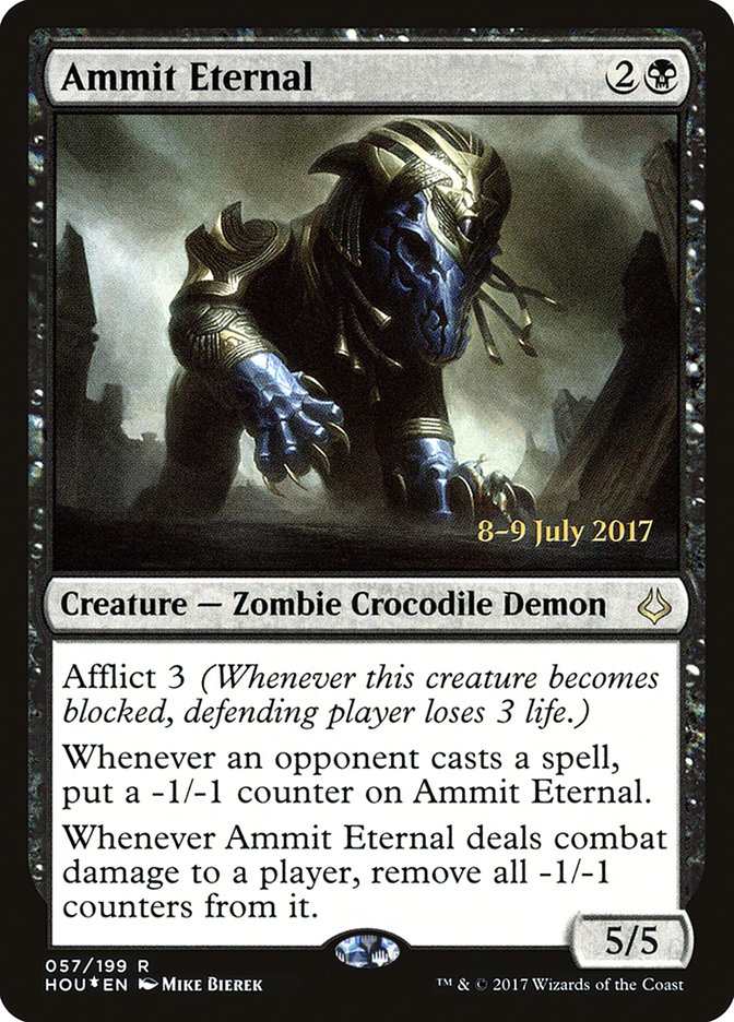 Ammit Eternal [Hour of Devastation Prerelease Promos] | Jomio and Rueliete's Cards and Comics