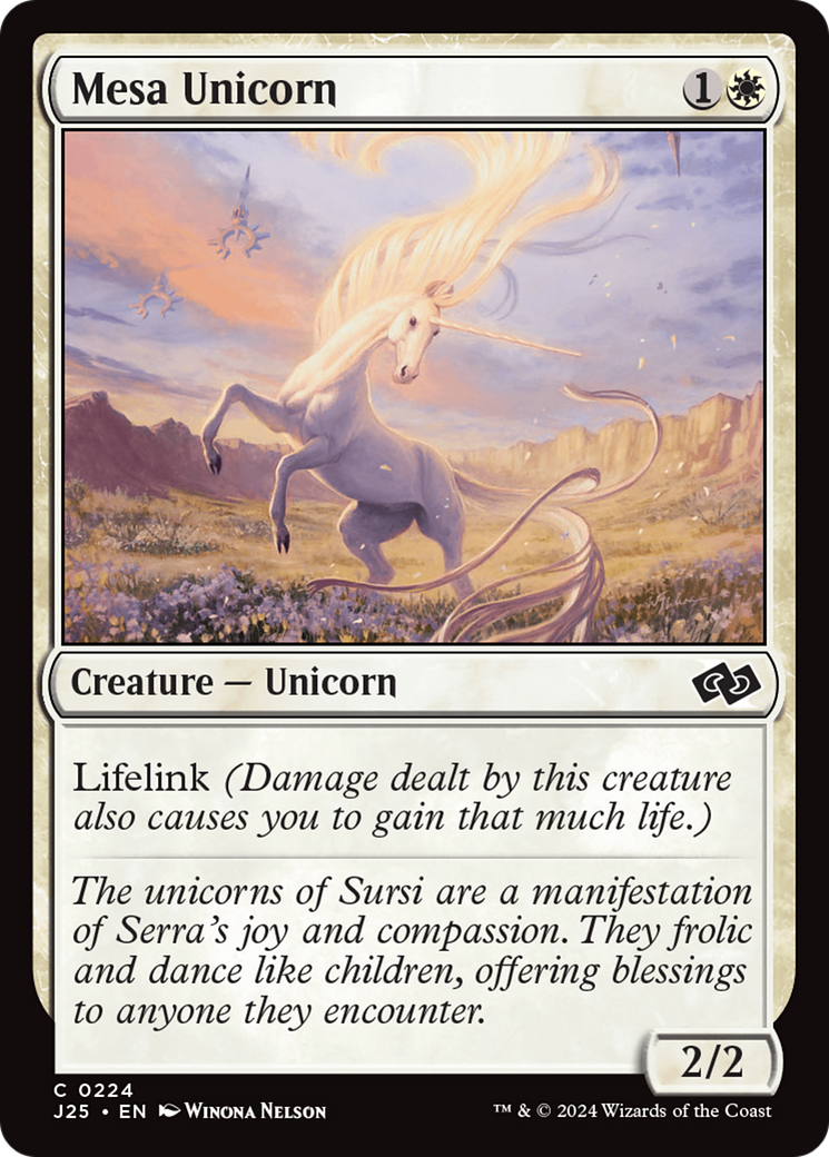 Mesa Unicorn [Foundations Jumpstart] | Jomio and Rueliete's Cards and Comics