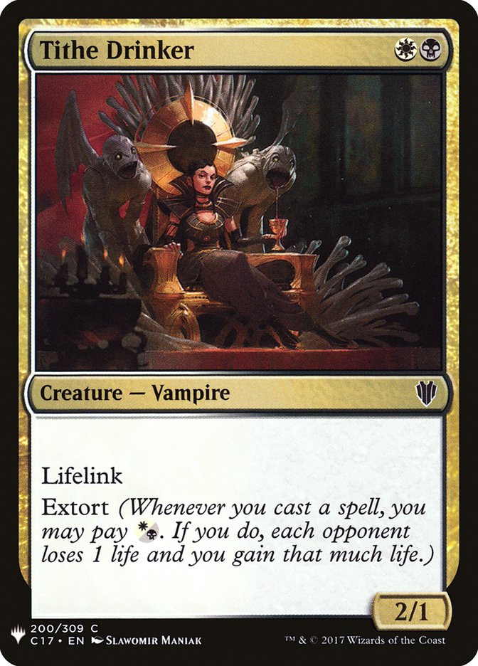 Tithe Drinker [Mystery Booster] | Jomio and Rueliete's Cards and Comics
