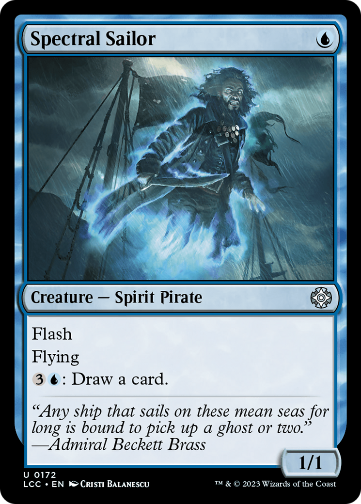 Spectral Sailor [The Lost Caverns of Ixalan Commander] | Jomio and Rueliete's Cards and Comics