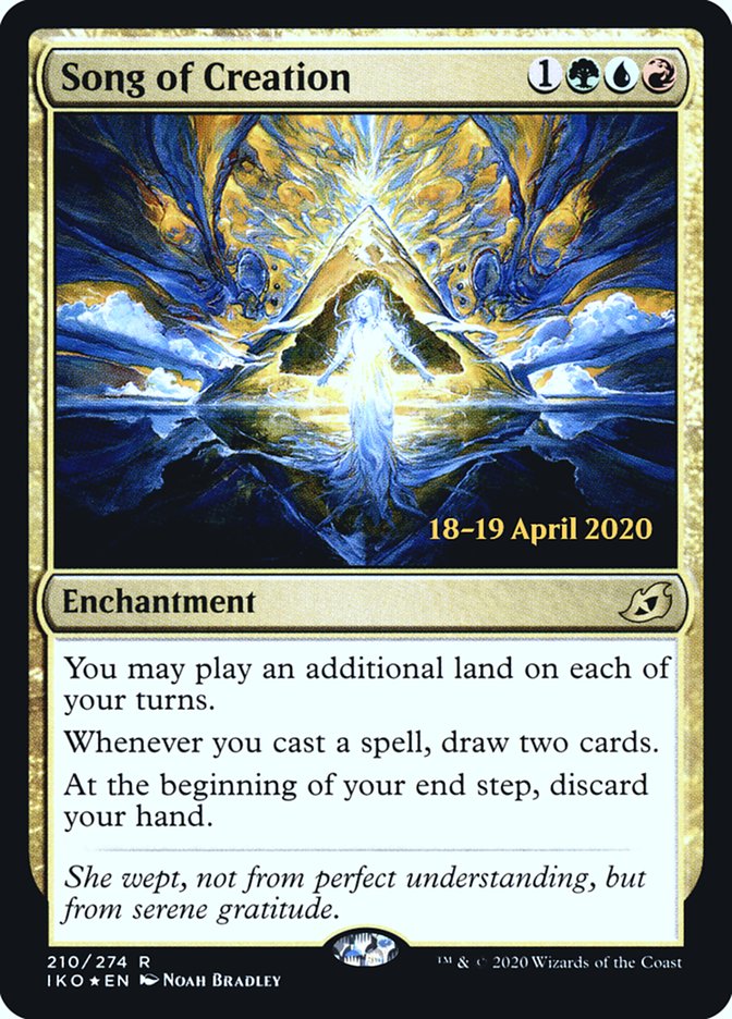 Song of Creation [Ikoria: Lair of Behemoths Prerelease Promos] | Jomio and Rueliete's Cards and Comics