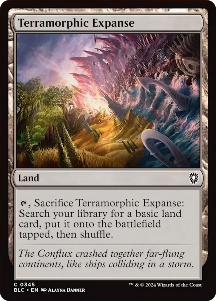 Terramorphic Expanse [Bloomburrow Commander] | Jomio and Rueliete's Cards and Comics