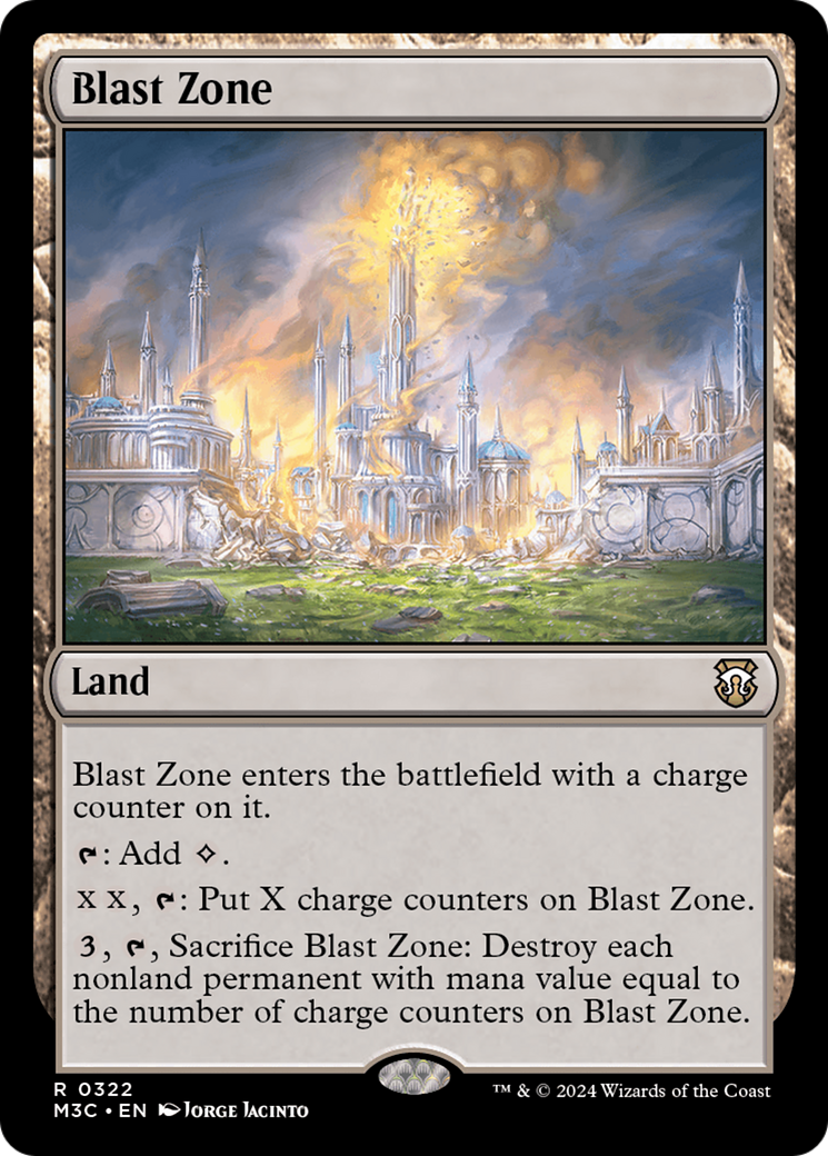 Blast Zone (Ripple Foil) [Modern Horizons 3 Commander] | Jomio and Rueliete's Cards and Comics