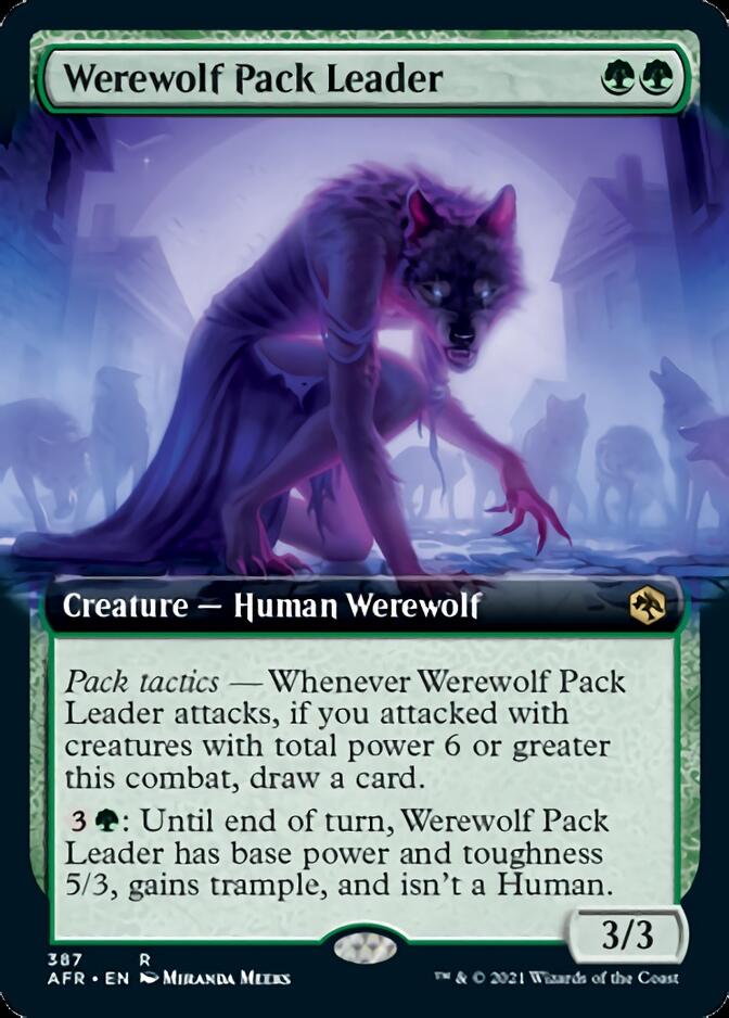 Werewolf Pack Leader (Extended Art) [Dungeons & Dragons: Adventures in the Forgotten Realms] | Jomio and Rueliete's Cards and Comics