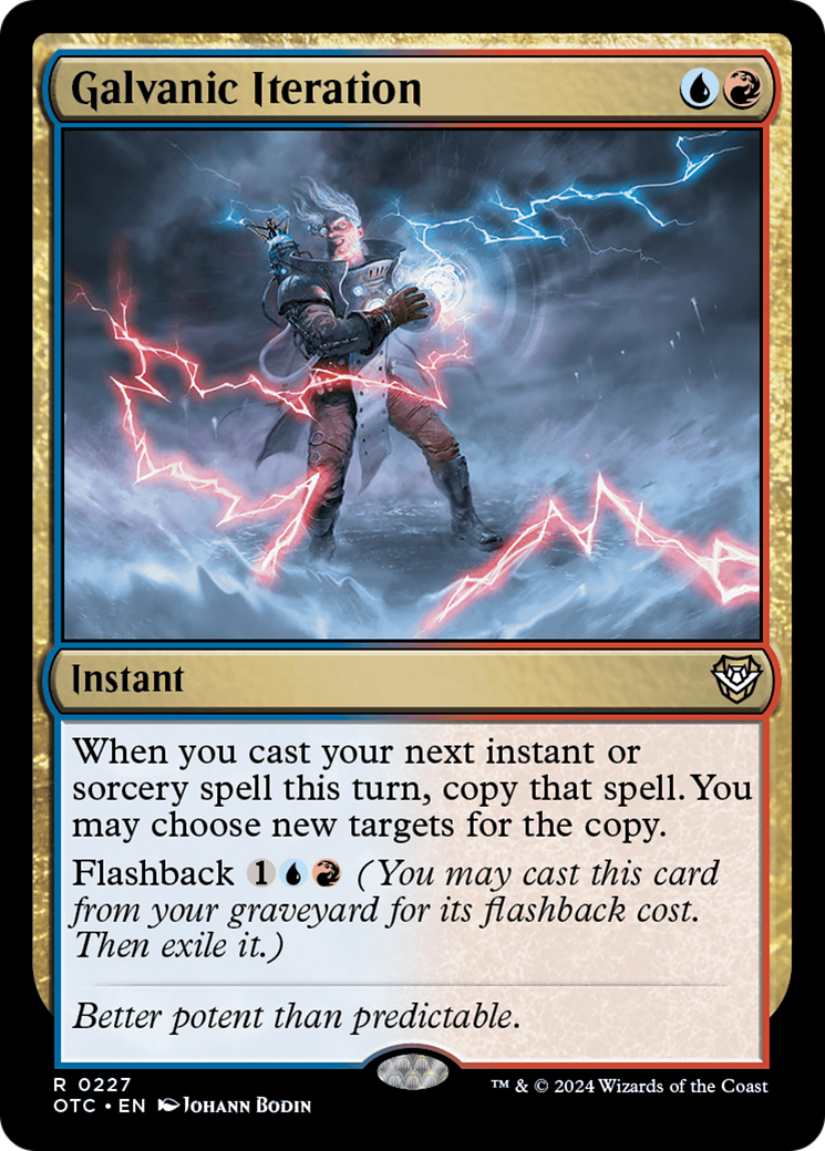 Galvanic Iteration [Outlaws of Thunder Junction Commander] | Jomio and Rueliete's Cards and Comics