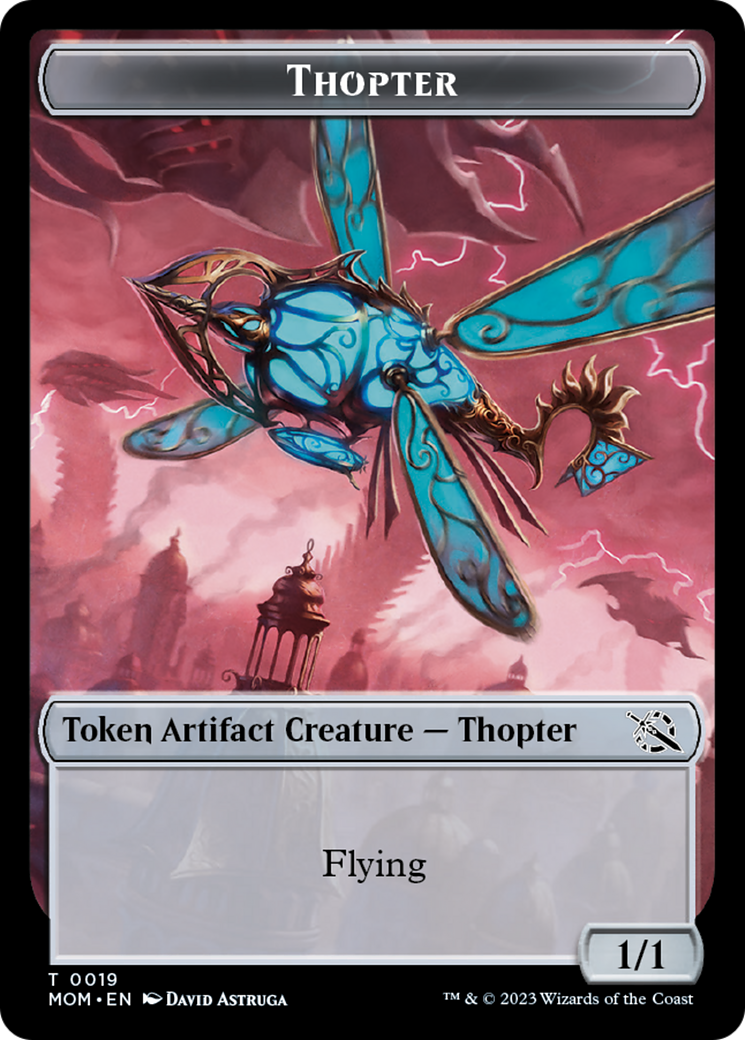 Thopter Token [March of the Machine Tokens] | Jomio and Rueliete's Cards and Comics